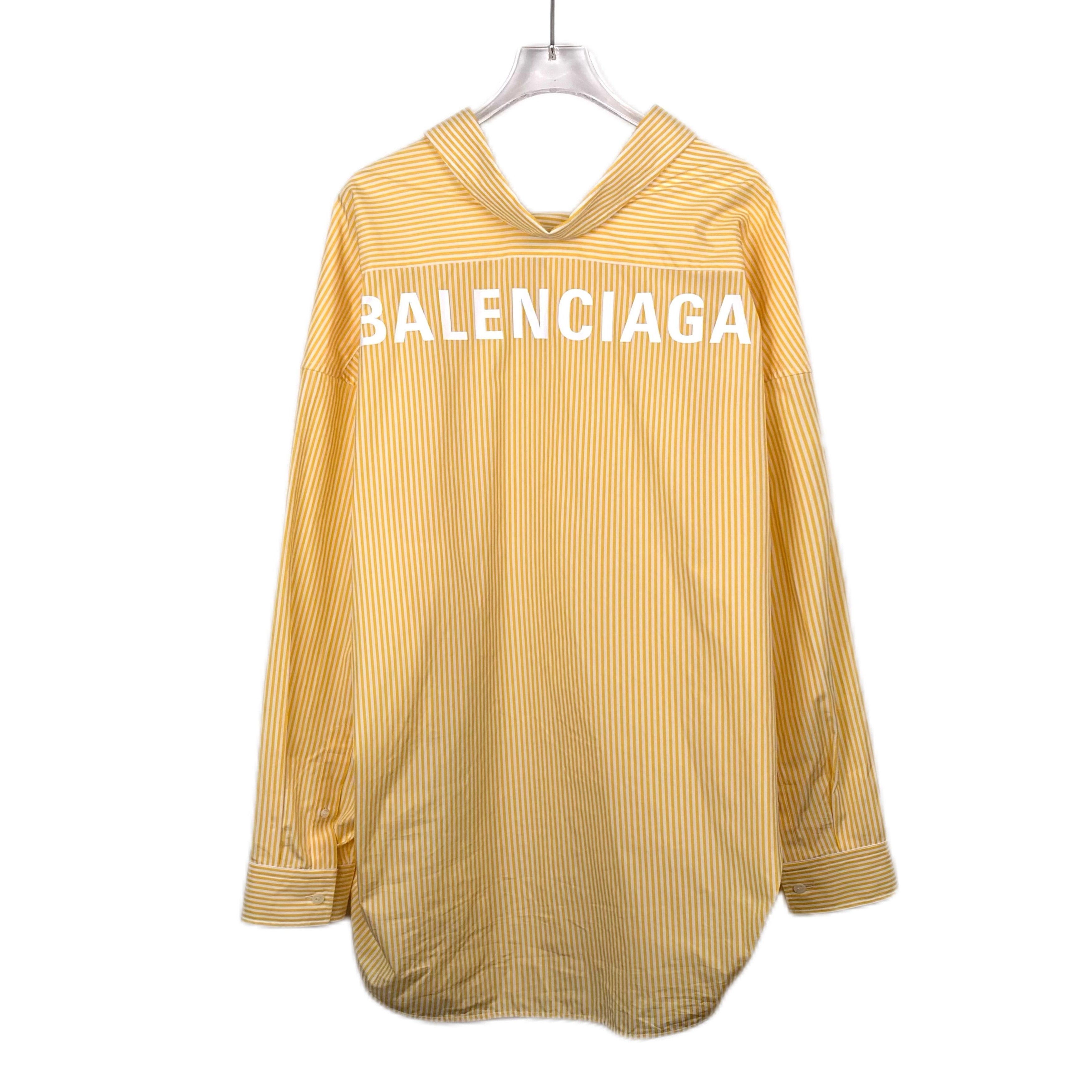 Balenciaga Balenciaga Letter Printed striped shirt Size XXS / US 00 / IT 34 - 2 Thumbnail