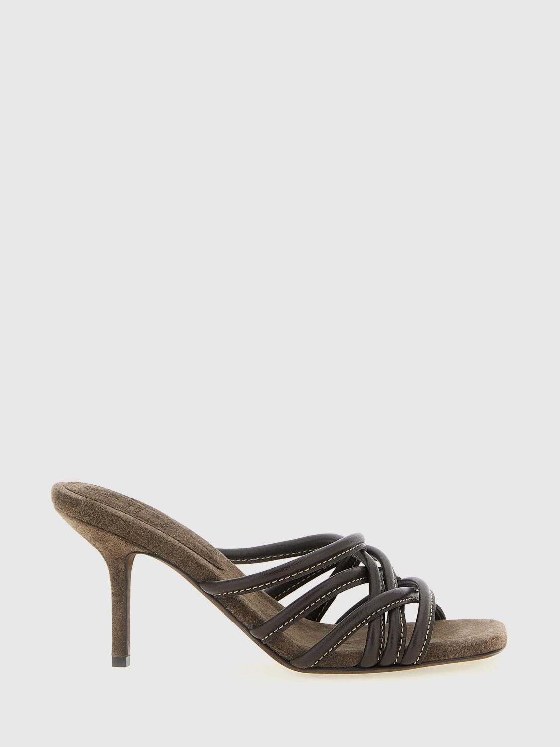 Brunello Cucinelli Brunello Cucinelli Heeled Sandal Woman Brown Size US 7 / IT 37 - 1 Thumbnail