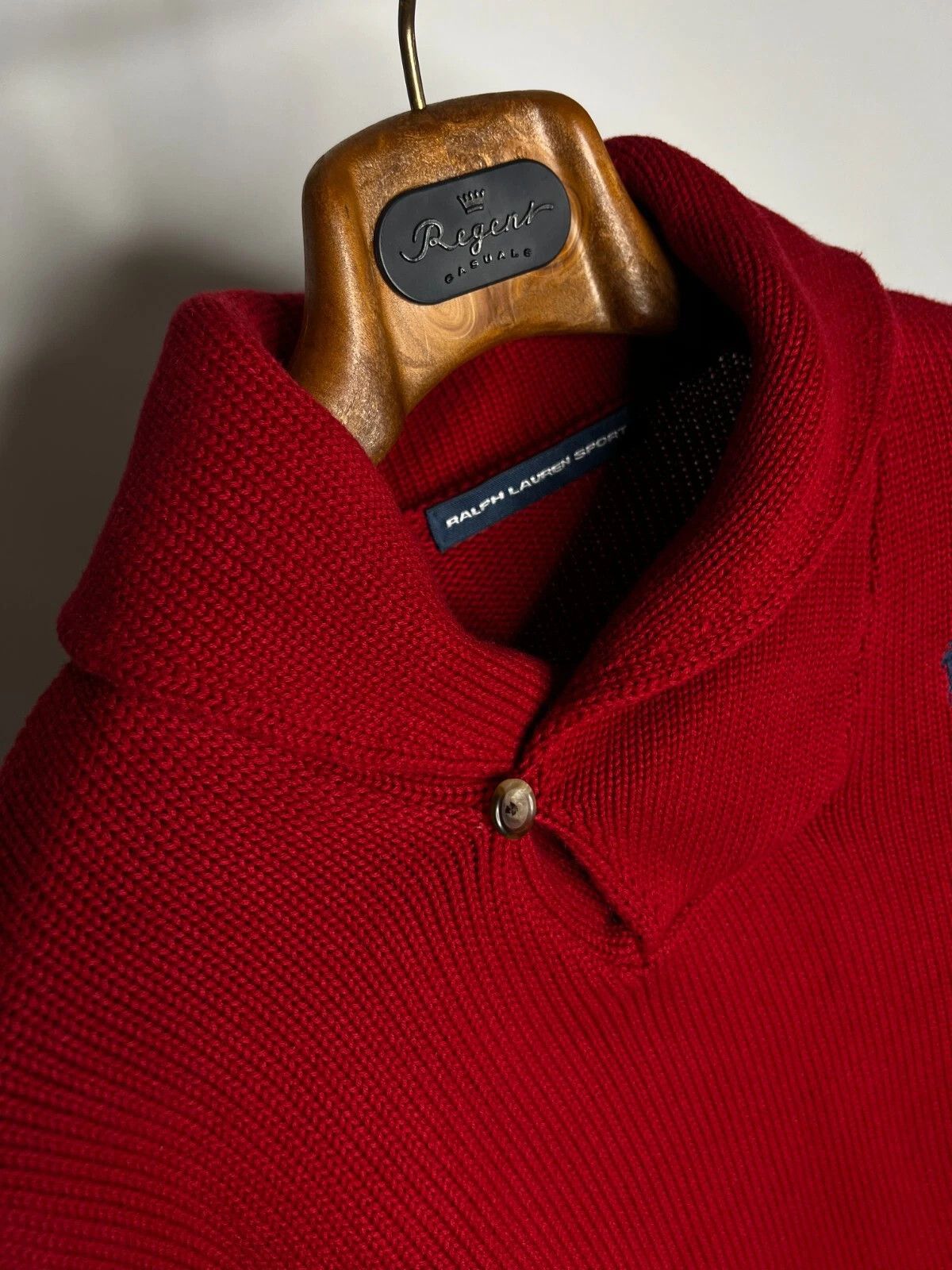 Polo Ralph Lauren Ralph Lauren Sport Pony Logo Red Long Sleeve Sweater Size L / US 10 / IT 46 - 8 Thumbnail