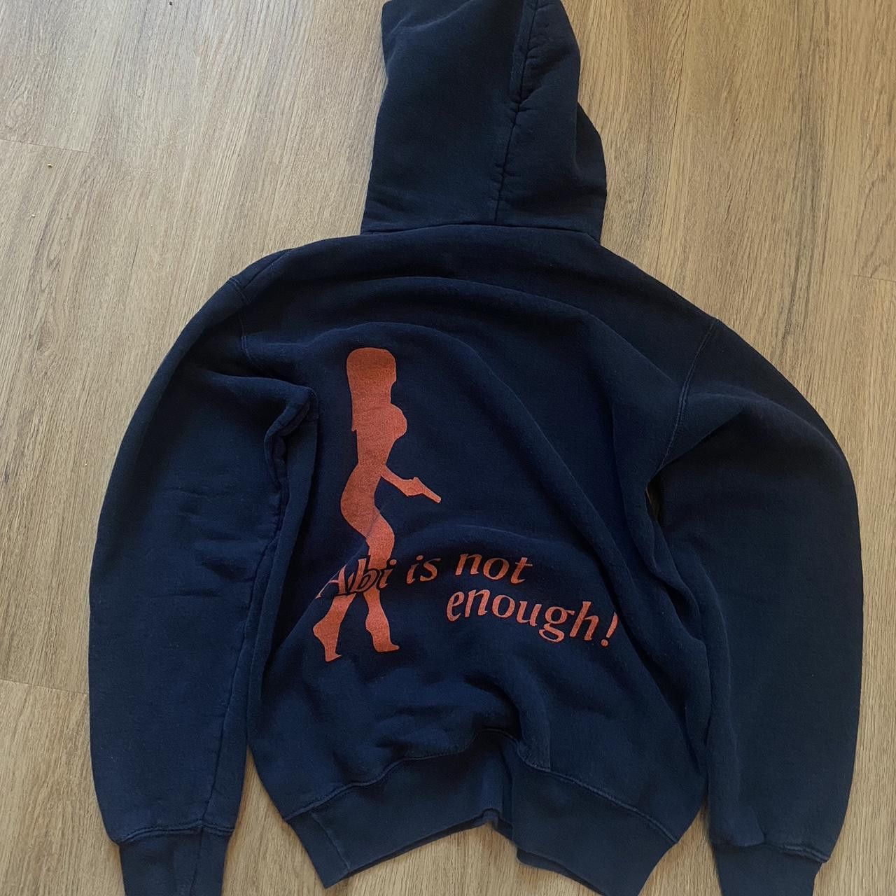 Fruit Of The Loom Black and orange James Bond hoodie #Bond Boxy Size US S / EU 44-46 / 1 - 2 Thumbnail