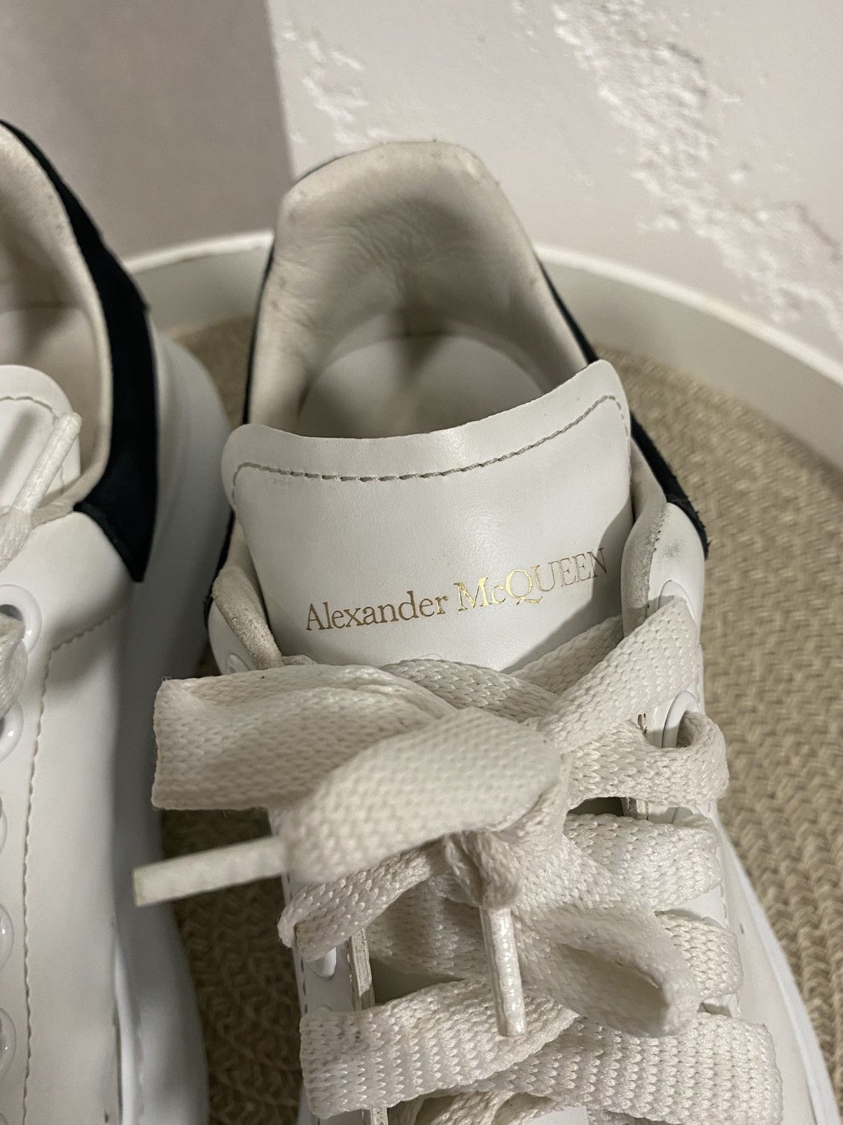 Alexander McQueen Alexander McQueen Oversized White Sneakers Size: 36 Size US 6 / IT 36 - 15 Thumbnail