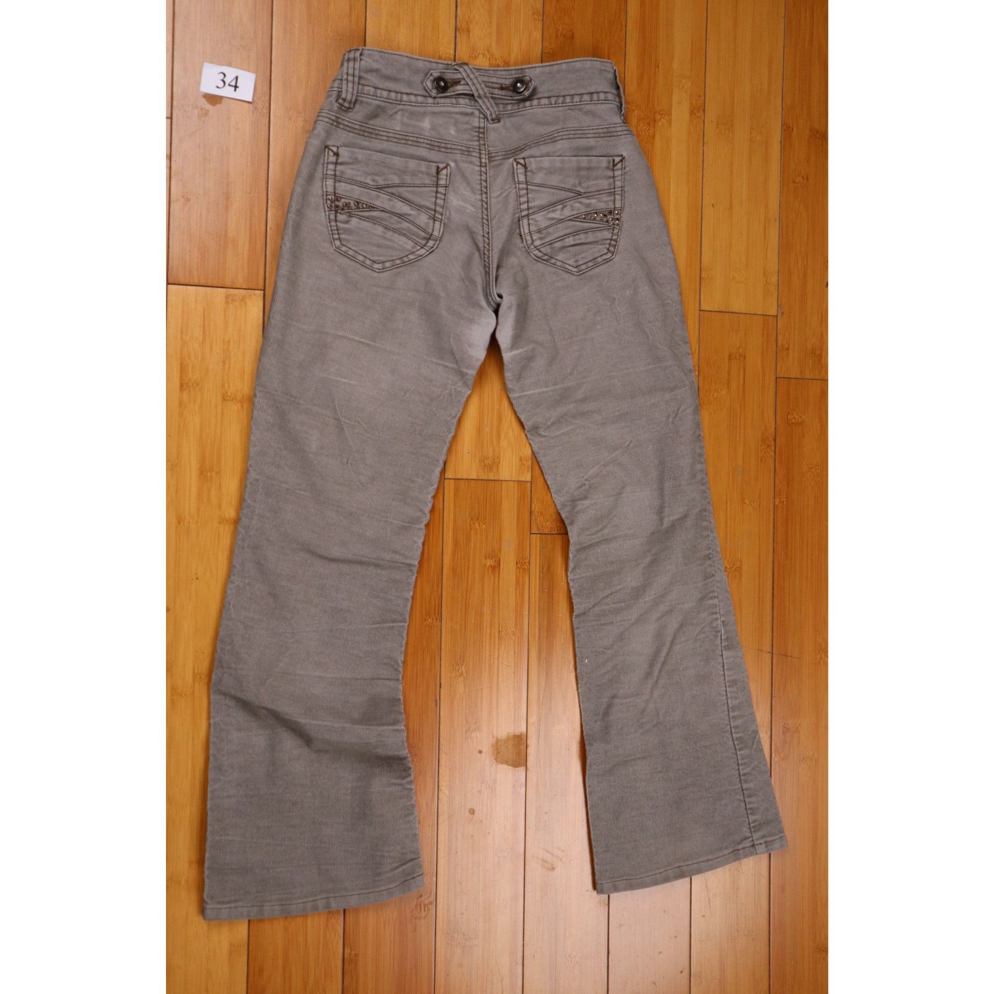 Other Ubfree Corduroy Flare Pants - Size 1 - Y2K Studio Wardrobe - Size 25" / US 0 / IT 36 - 2 Thumbnail