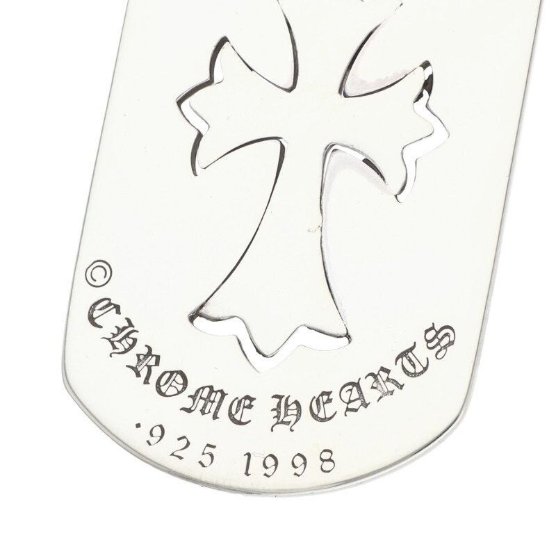 Chrome Hearts Chrome Hearts Cut Out Tiny Cross Dog Tag Necklace Size ONE SIZE - 4 Thumbnail
