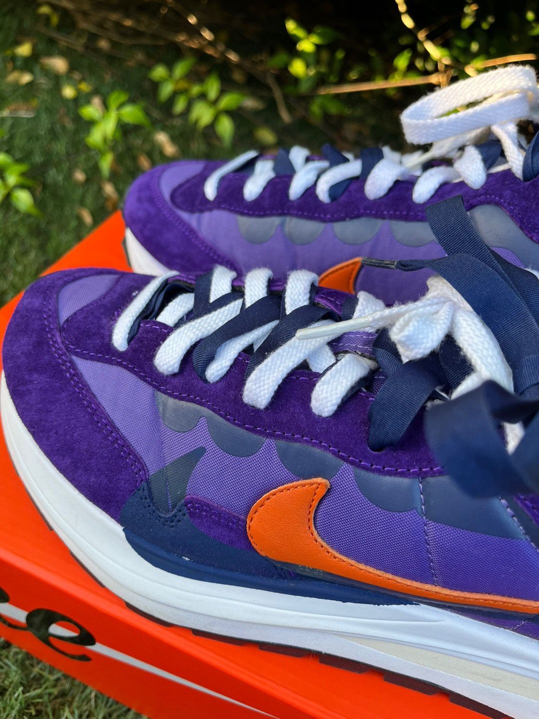 Nike × Sacai Nike Sacai Vaporwaffle Dark Iris sneakers Size US 10 / EU 43 - 8 Thumbnail