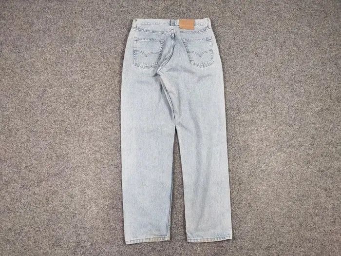 Levi's Vintage levis 518 Jeans USA Perfect Blue Washed Faded Denim Size US 32 / EU 48 - 13 Thumbnail