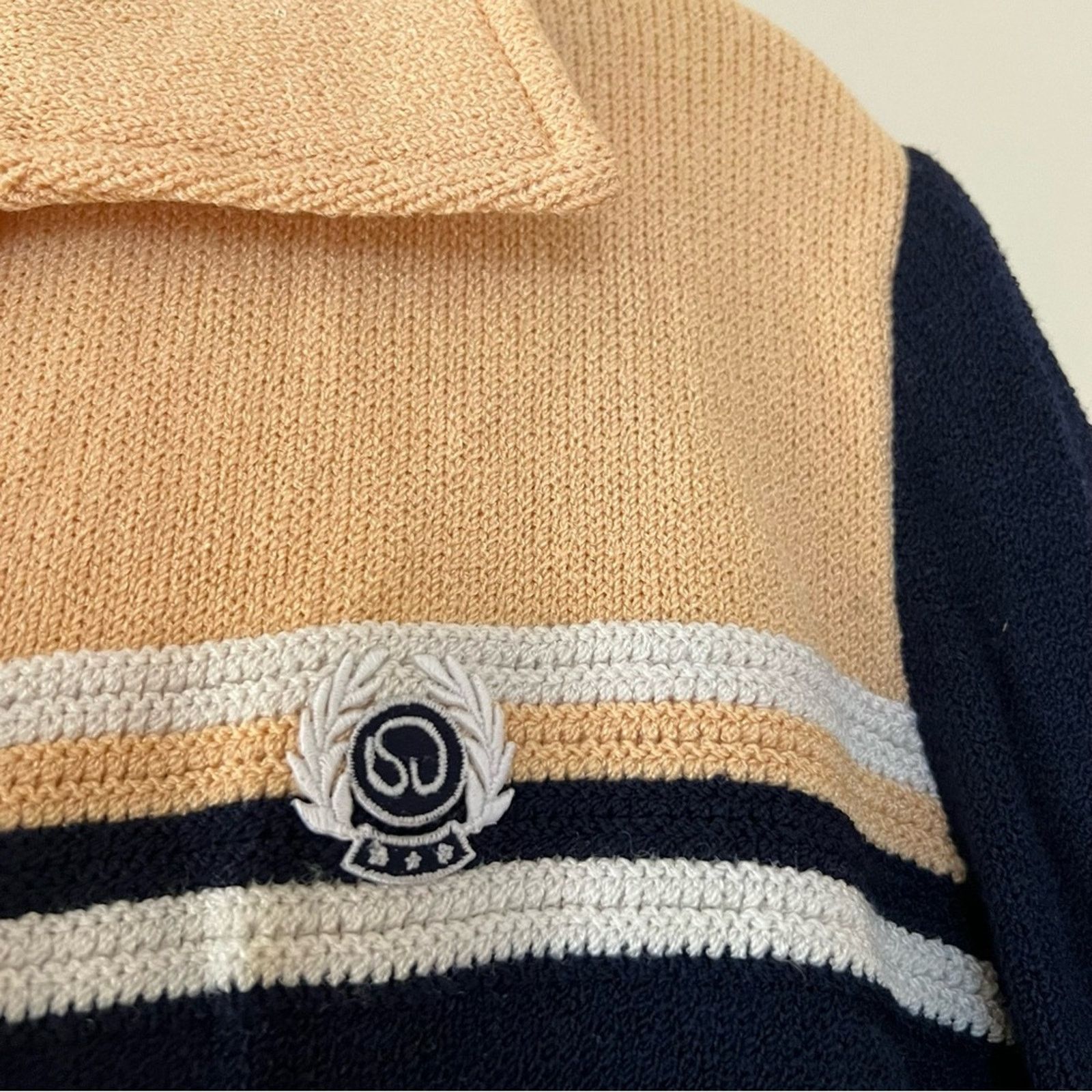 St. John ST. JOHN Santana Knit Pastel Colorblock Full Zip Jacket Size M / US 6-8 / IT 42-44 - 6 Thumbnail