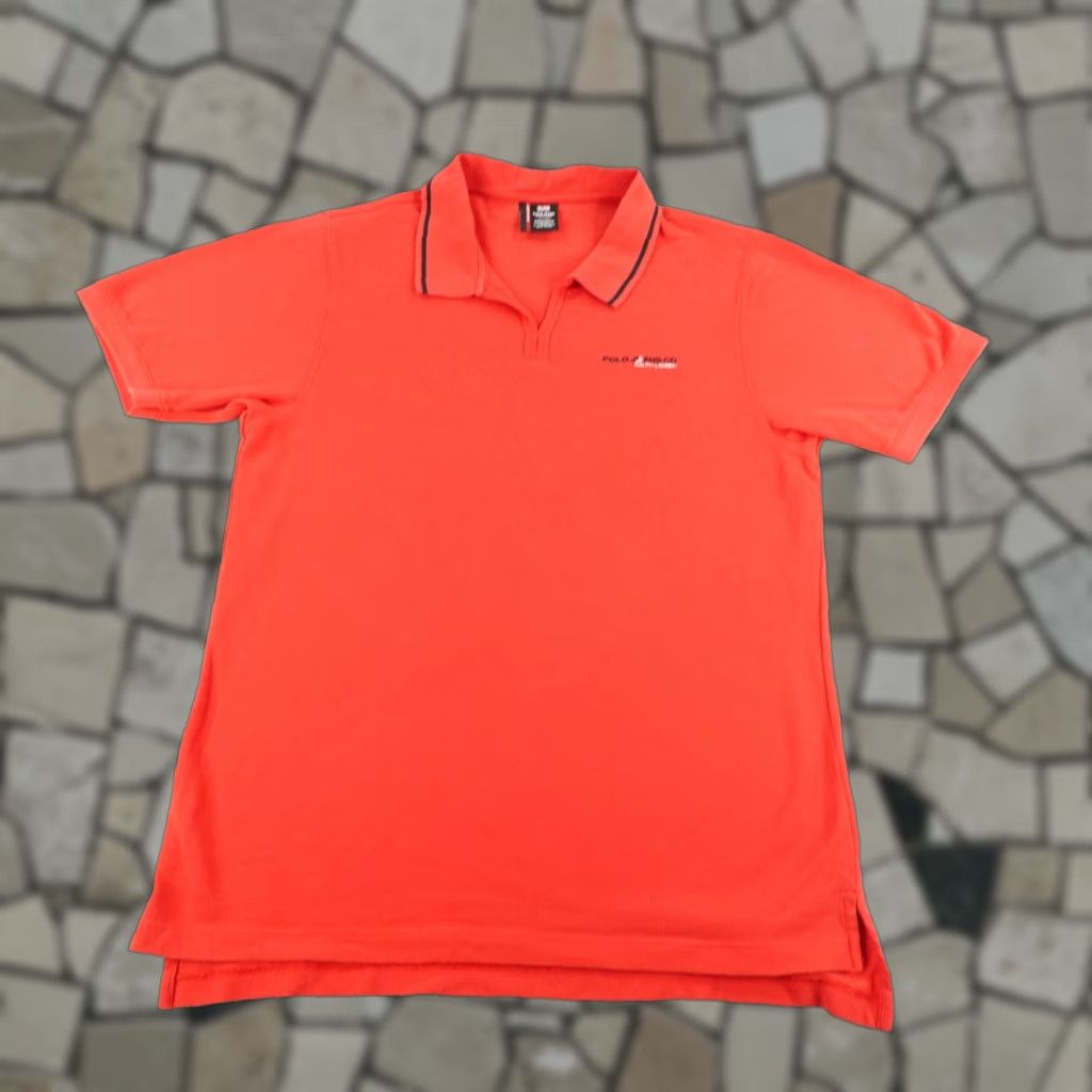 Ralph Lauren VINTAGE Ralph Lauren Polo Shirt Mens XL Red Polo Jeans Short Sleeve Collared Knit Cotton Logo USA 90s Golf Tennis Size US XL / EU 56 / 4 - 1 Thumbnail