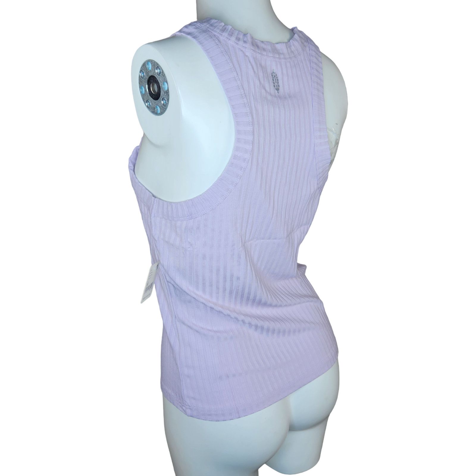 Free People Free People Movement Medium Blissed Out Ribbed Tank Lilac Size M / US 6-8 / IT 42-44 - 5 Thumbnail