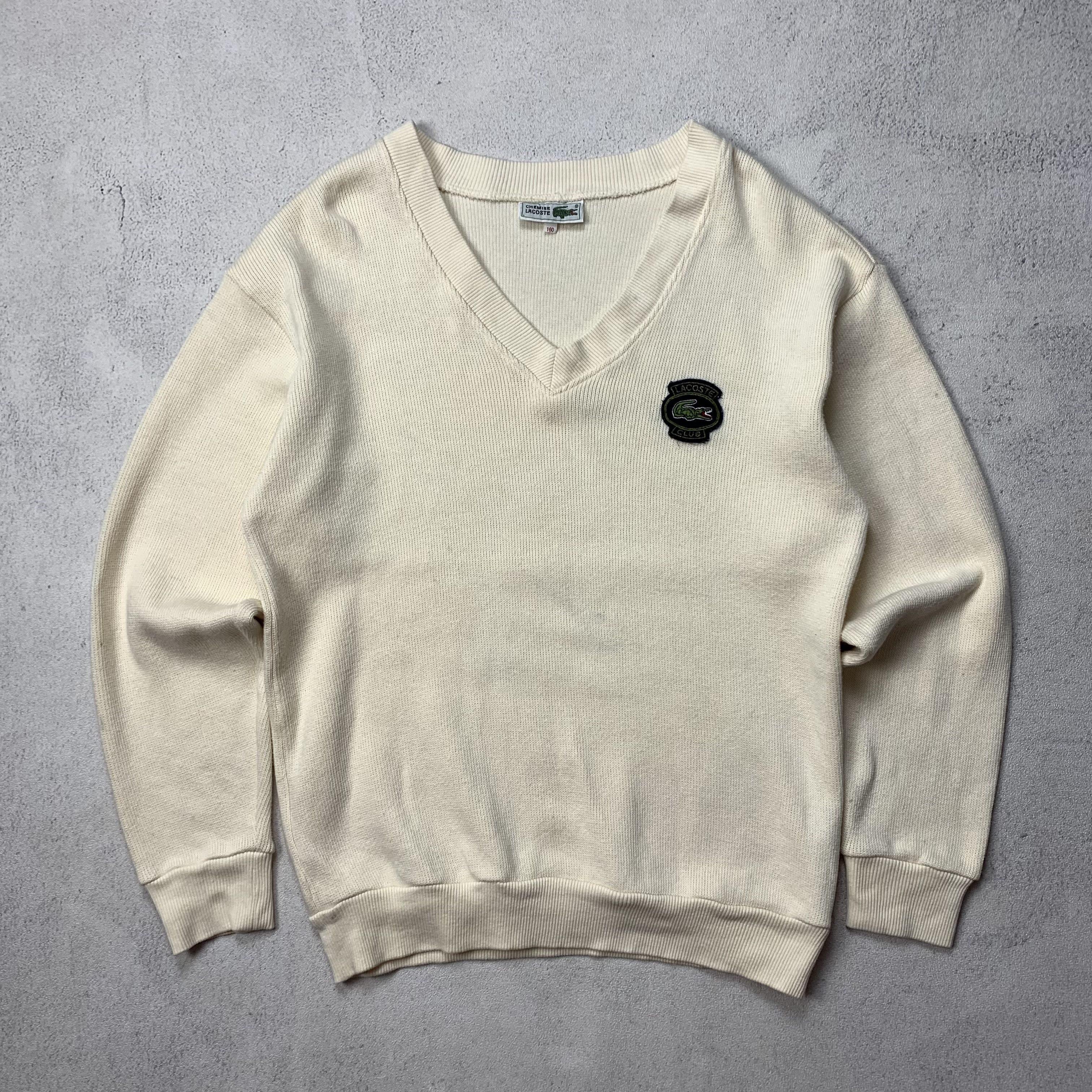 Lacoste Vintage 90s Lacoste Sweater Cardigan Jumper Size US S / EU 44-46 / 1 - 1 Thumbnail