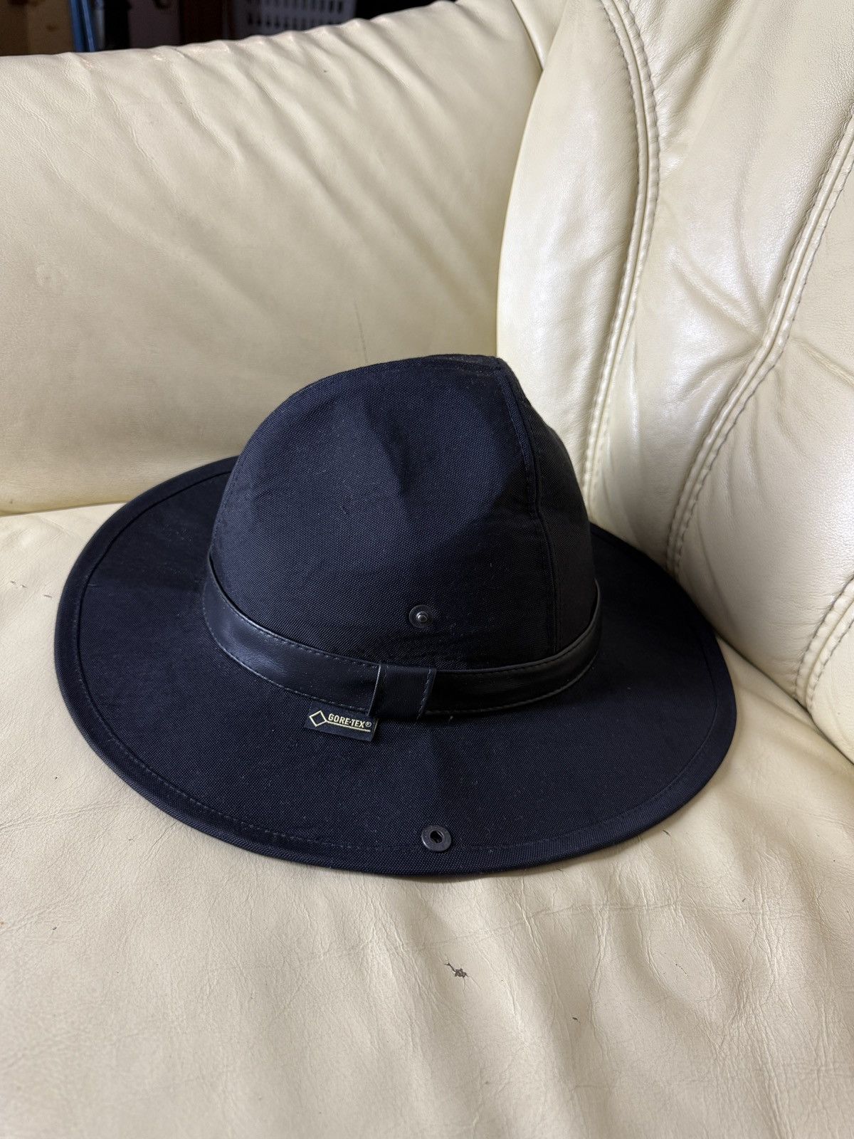 Goretex Vintage Nylon Gore Tex Wegener Panama Hat Undertaker Size ONE SIZE - 2 Thumbnail