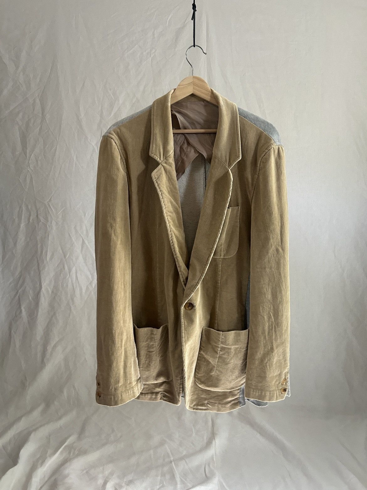 Undercover Undercover AW03 "Paper Doll" Corduroy Hybrid Blazer Size 40R - 4 Thumbnail