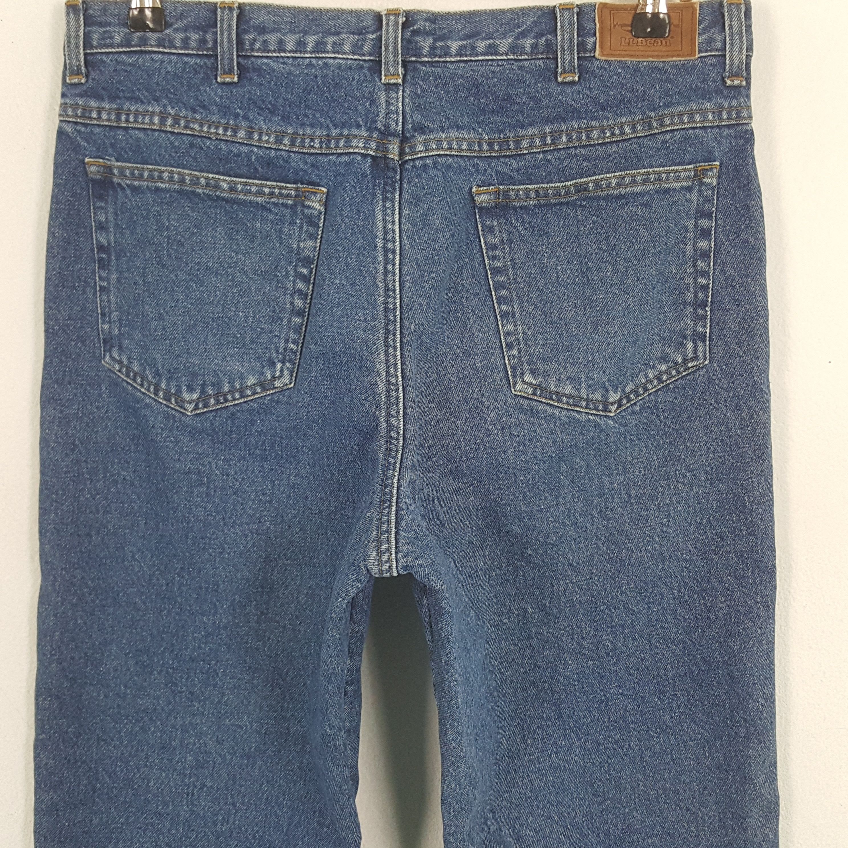 L.L. Bean × Vintage Vintage L.L. Bean American Streetwear Denim Jeans C280N1 Size US 33 - 5 Thumbnail