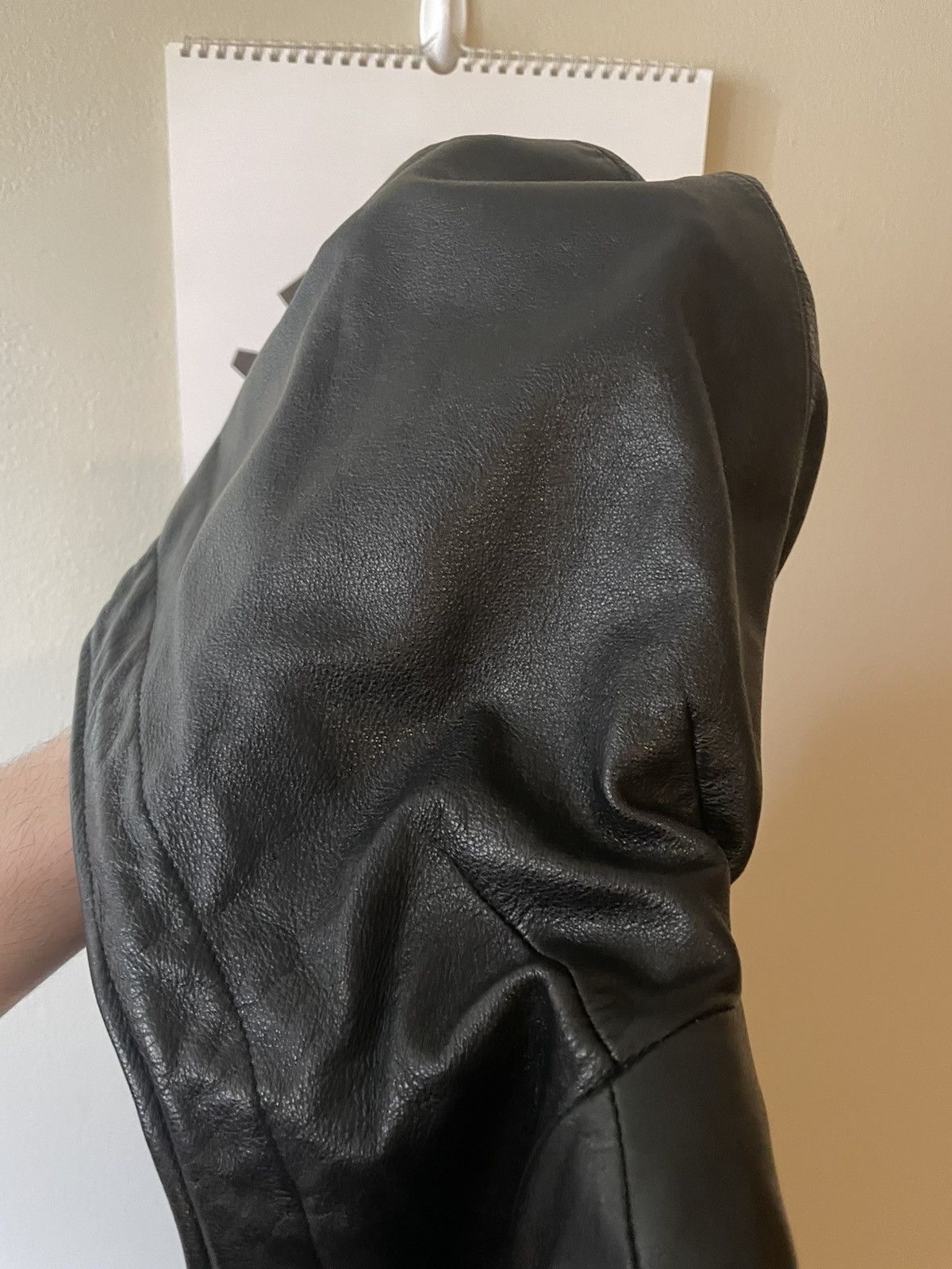 Wilsons Leather Fully leather hooded jacket parka Size US L / EU 52-54 / 3 - 11 Thumbnail