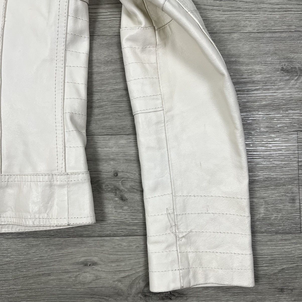 Other XETRA Italy Creamy Lambskin Leather Moto Jacket Women’s Sz M Size M / US 6-8 / IT 42-44 - 10 Thumbnail
