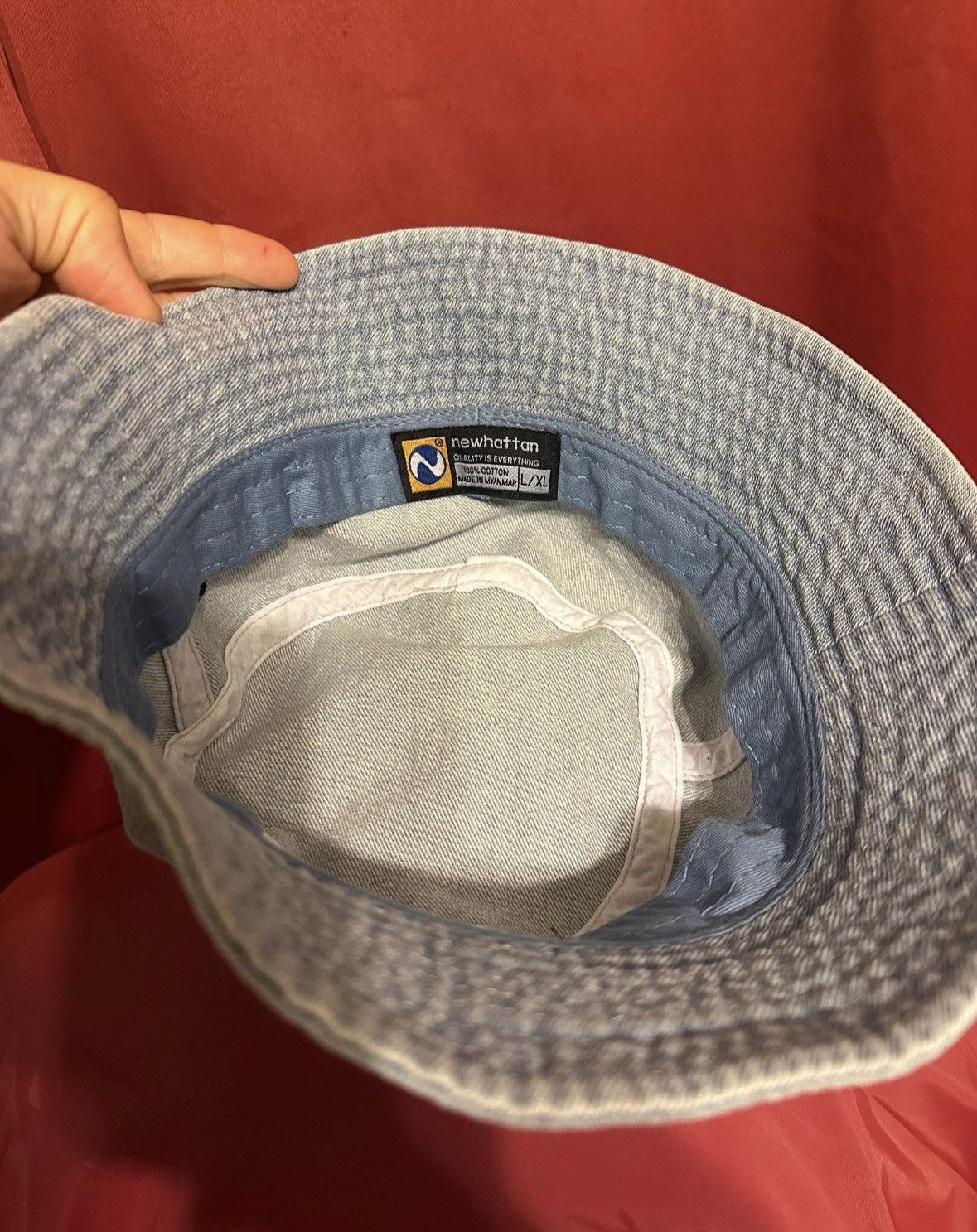 Vintage Vintage Sleazy Star Bucket Hat Y2K Denim Streetwear Grail Size ONE SIZE - 3 Thumbnail