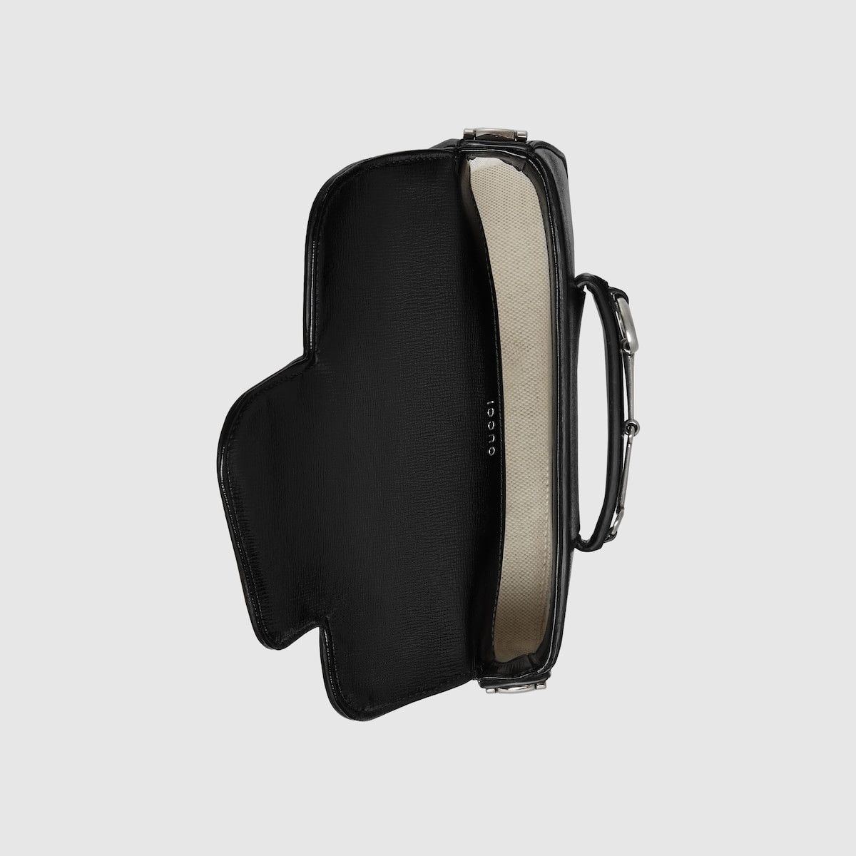 Gucci o1s1wg110225 Size: OS/ Horsebit Mini Shoulder Bag in Black Size ONE SIZE - 10 Thumbnail