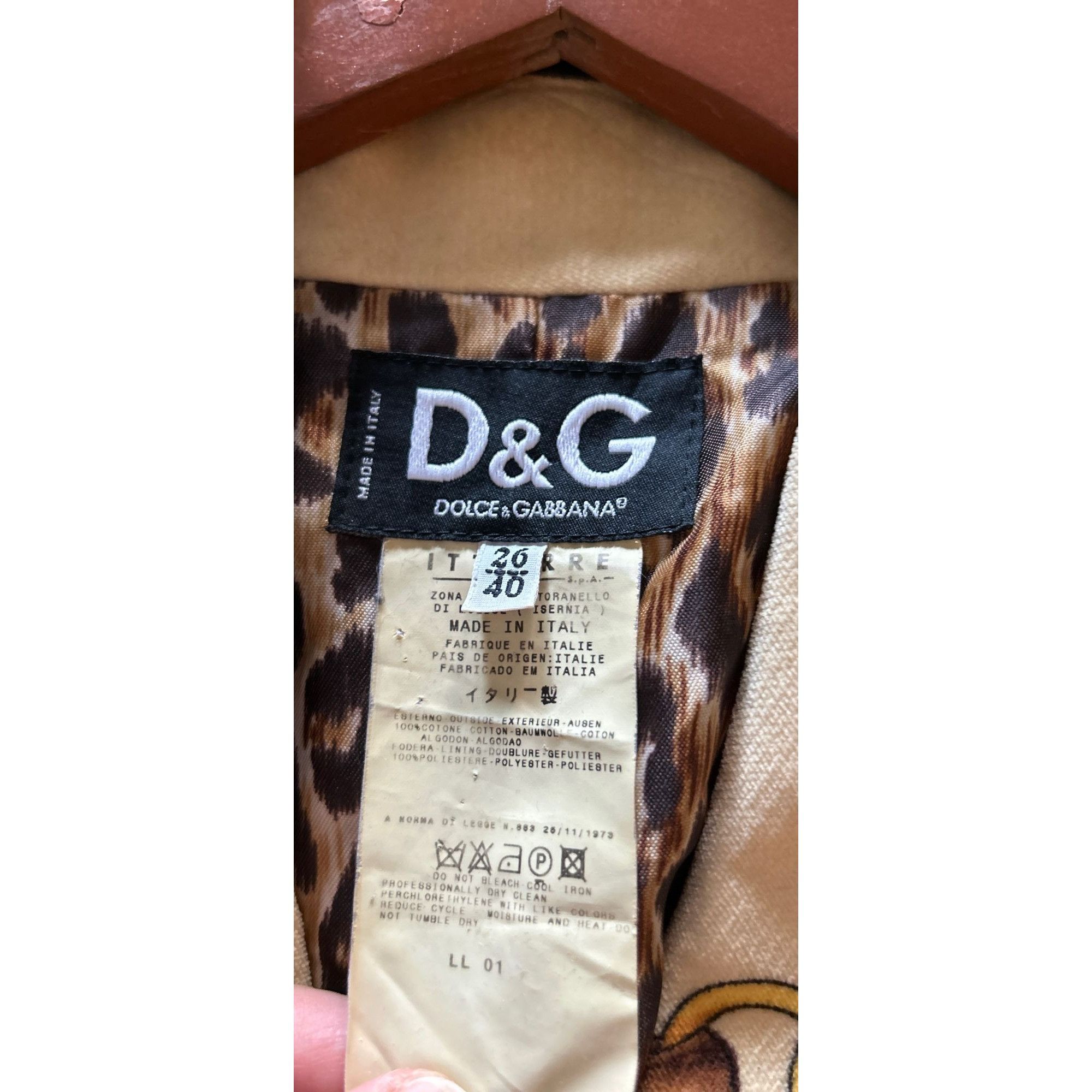 Dolce & Gabbana 1990’s Vtg Dolce & Gabbana Equestrian Blazer Horse Velvet / Size XS / US 0-2 / IT 36-38 - 5 Thumbnail