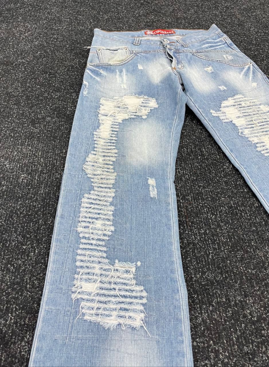 Hysteric Glamour × If Six Was Nine × Le Grande Bleu (L.G.B.) VINTAGE: • HYSTERIC GLAMOUR BALENCIAGA STYLE FLARED PANTS Size US 32 / EU 48 - 5 Thumbnail