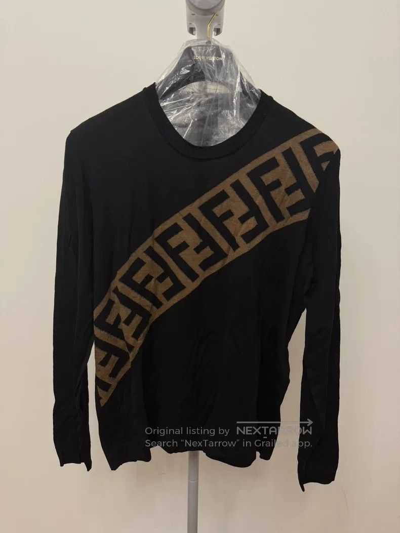 Fendi Monogrammed Double F Knit Top