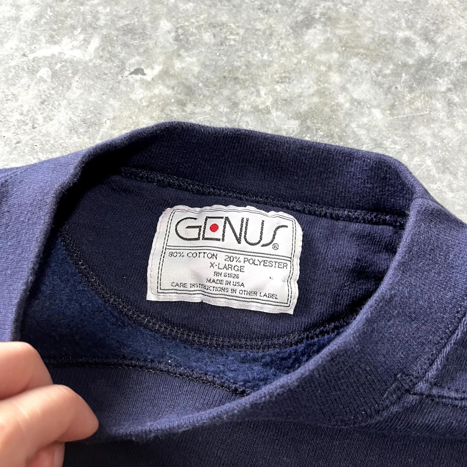 Disney Vtg Disney Mickey Mouse Sweatshirt Genius Blue USA XL Size US 36 / EU 52 - 4 Thumbnail