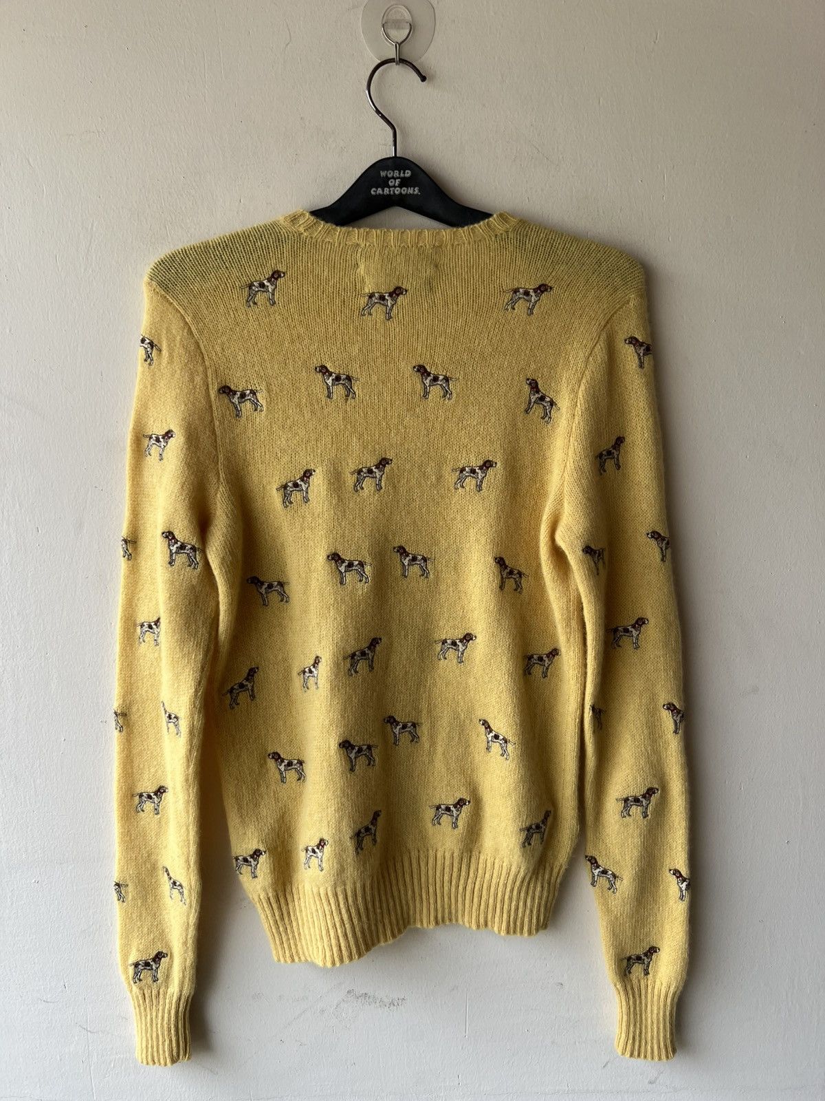 Polo Ralph Lauren VTG 90s P Ralph Lauren Dog Embroidery Wool Knitwear Sweater Size US S / EU 44-46 / 1 - 4 Thumbnail