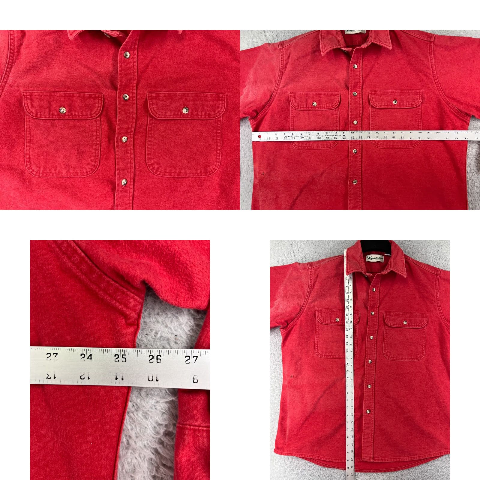 Vintage Gander Mountain Shirt Mens XL Red Button-Up 100% Cotton US Made Plaid Casual Workwear Shirt Men’s XL Red Gander Mountain Button-Up Cotton Shirt Size US XL / EU 56 / 4 - 8 Thumbnail