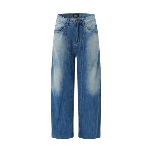 Anime × Japanese Brand × Jean Japanese retro washed loose wide-leg jeans Size US 32 / EU 48 - 1 Thumbnail