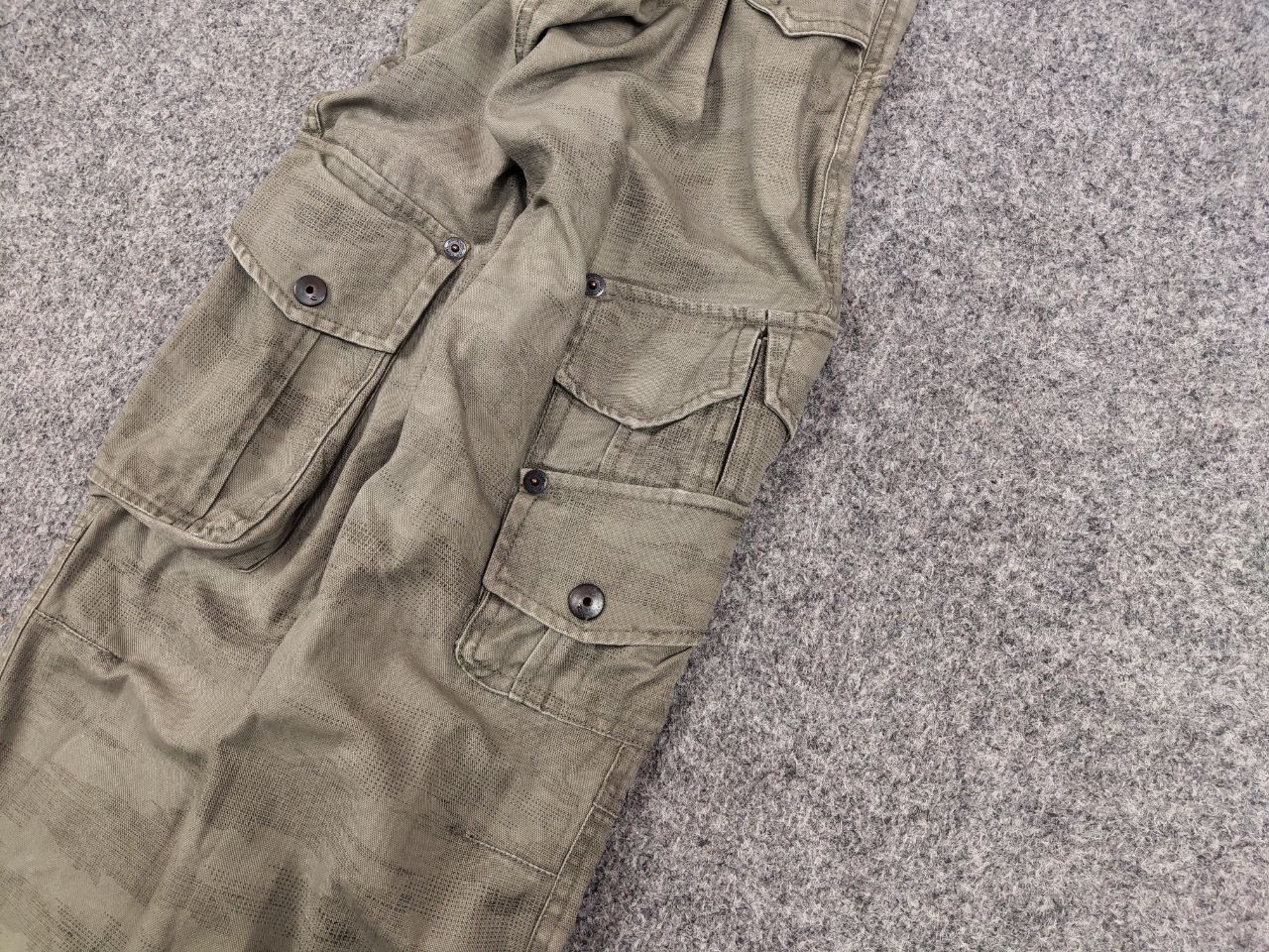 Japanese Brand Vintage 90's junya watanabe style Cargo Baggy camo Pants Size US 33 - 5 Thumbnail
