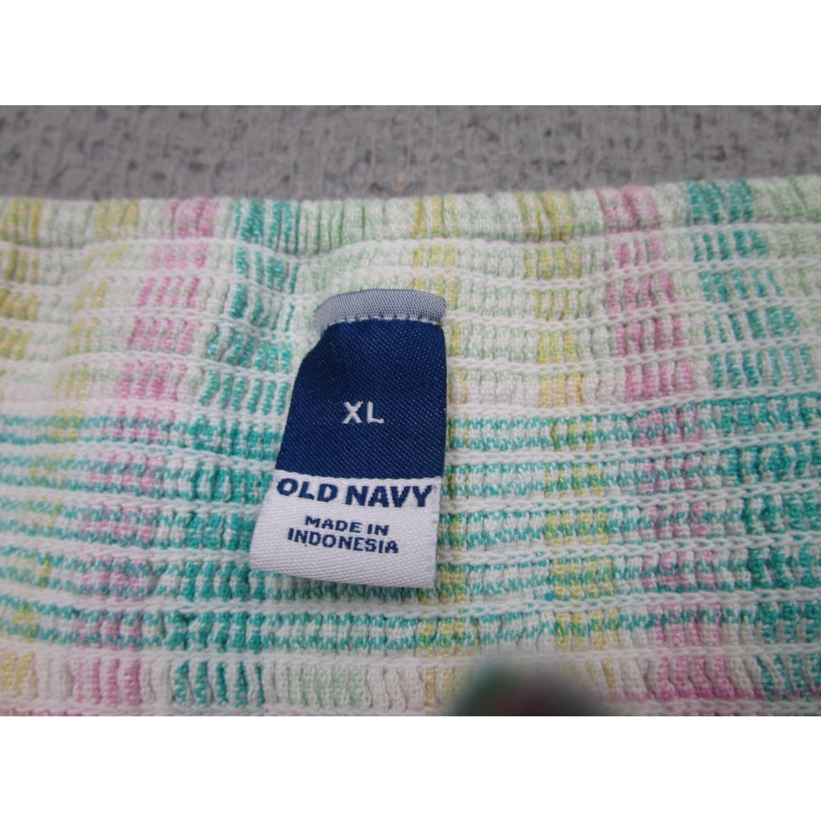 Old Navy Old Navy Dress Womens XL Multicolor Plaid Linen Blend Tie Front Sundress Summer Dress Size XL / US 12-14 / IT 48-50 - 4 Thumbnail