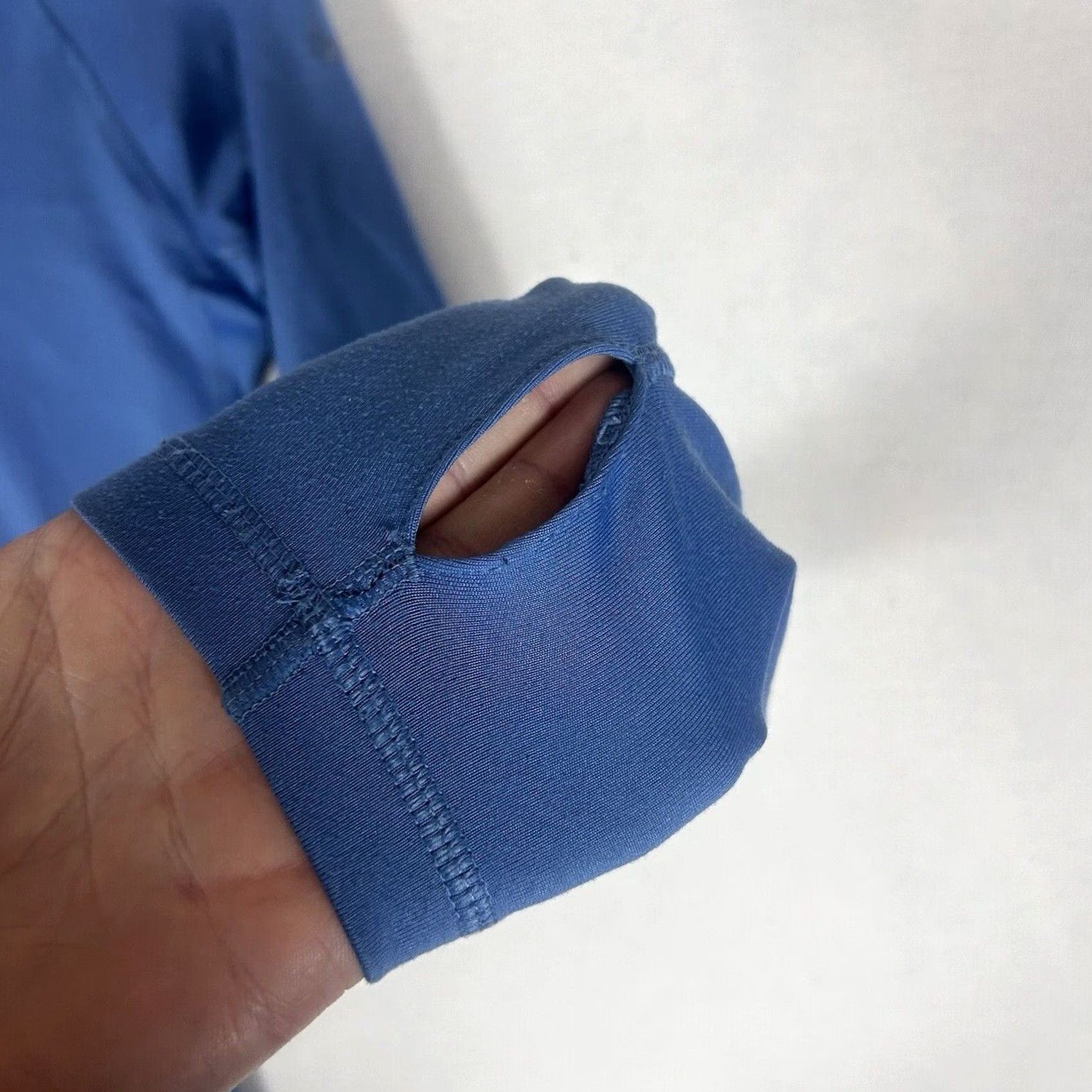 Nike Nike Pro Womens Pullover 1/2 Zip Mock Neck Dri-Fit Long Sleeve Size M Blue Size M / US 6-8 / IT 42-44 - 5 Thumbnail