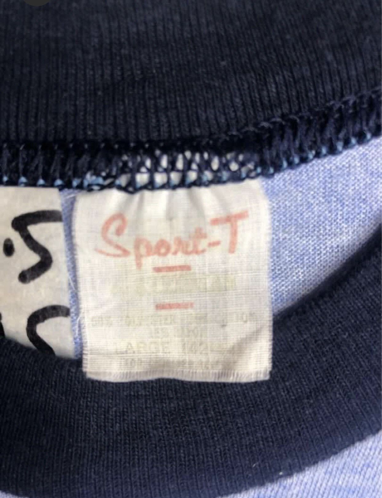 Vintage Vintage Ringer tee paper thin Size US L / EU 52-54 / 3 - 2 Thumbnail