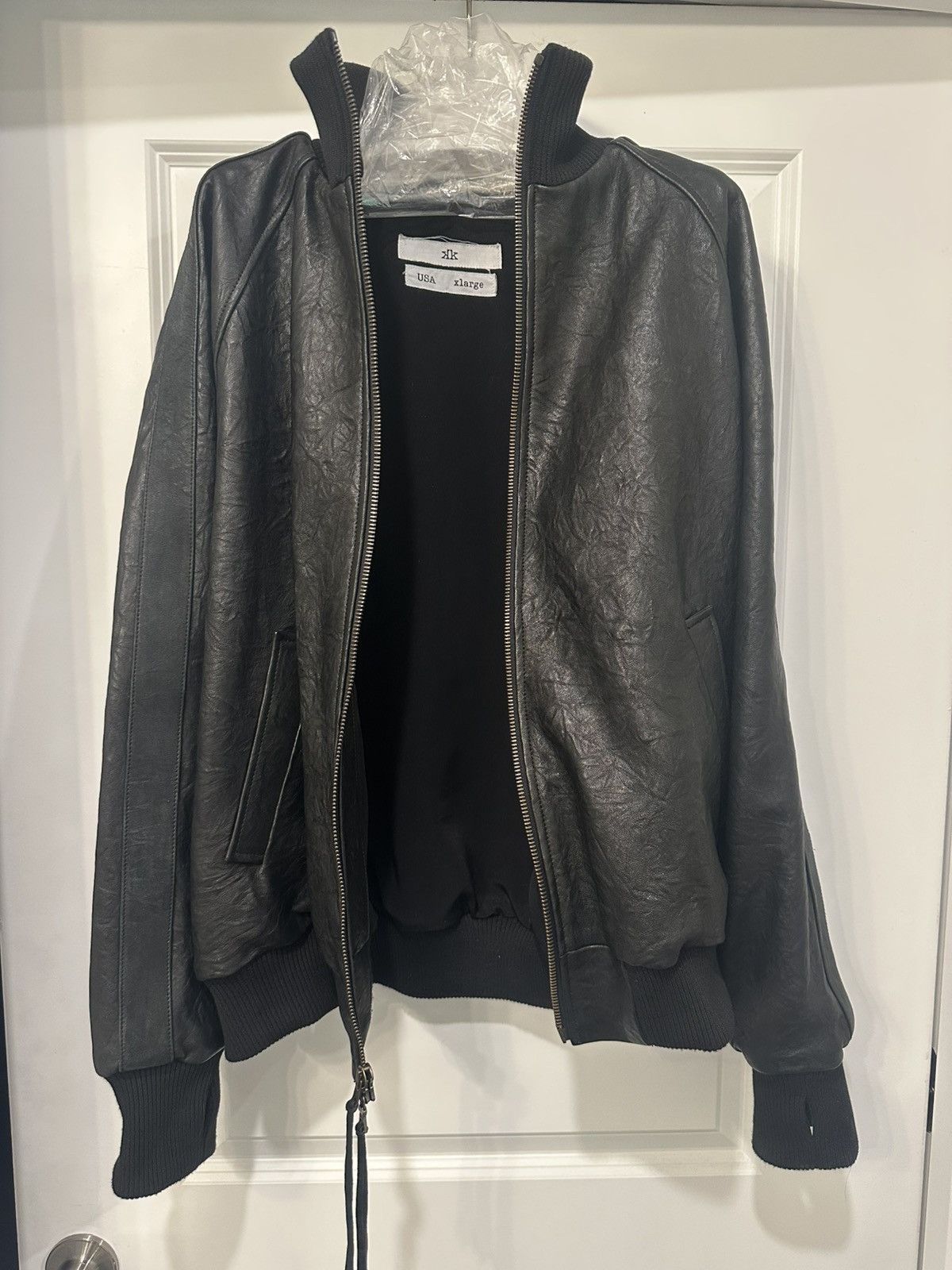 K-Two Studios K-two leather High Neck Track Jacket Size US XL / EU 56 / 4 - 3 Thumbnail