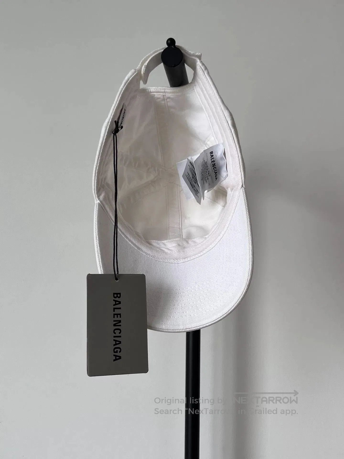 Balenciaga balenciaga embroidered logo cotton duck cap. Size ONE SIZE - 2 Thumbnail