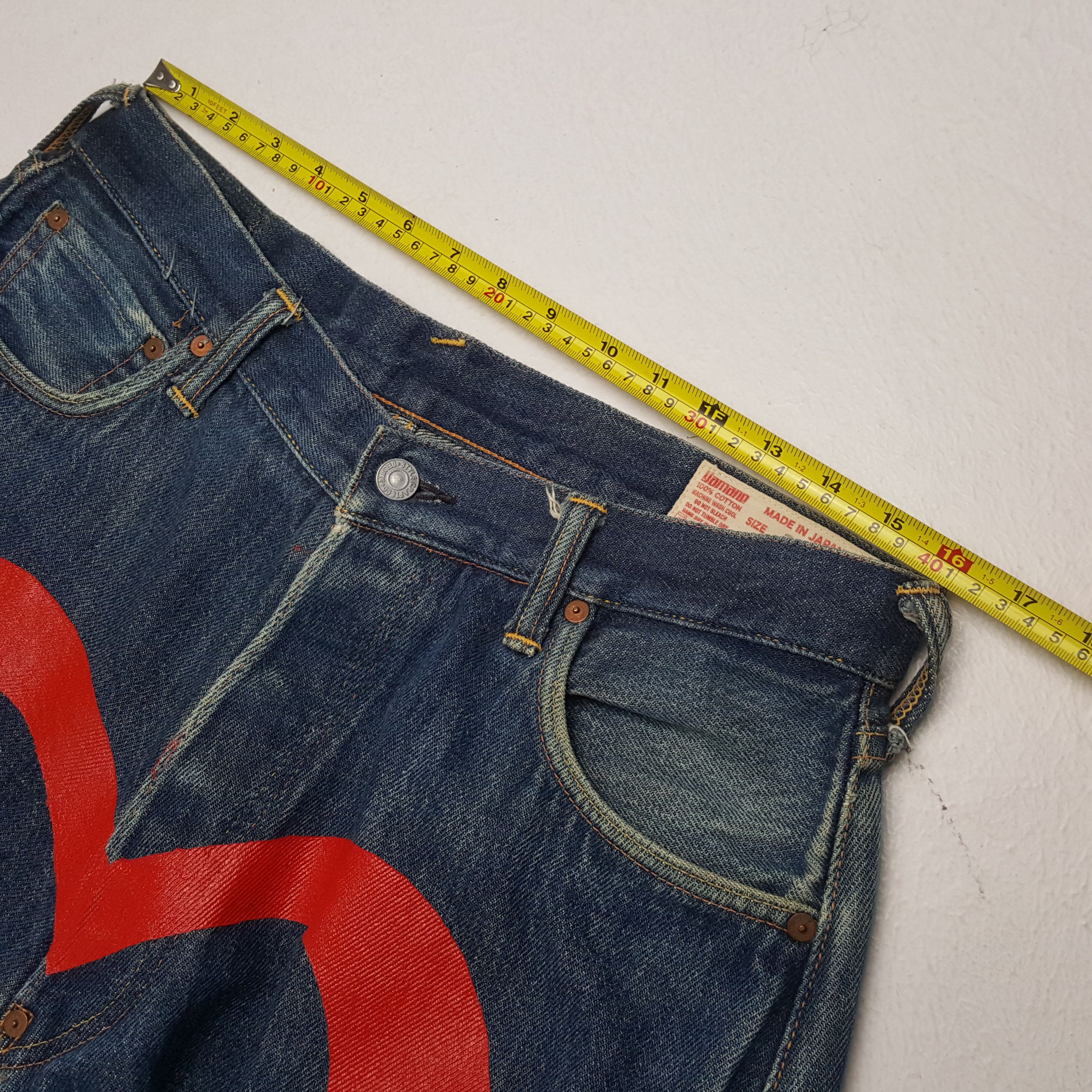 Evisu EVISU Jeans Japanese Brand Streetwear Custom Daicock Style Size US 32 / EU 48 - 7 Thumbnail
