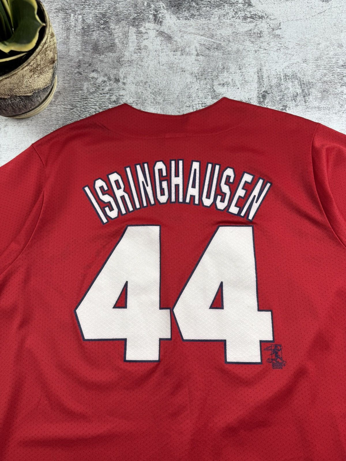 Majestic CARDINALS Isringhausen 44 USA Baseball Jersey USA T Shirt Size US L / EU 52-54 / 3 - 9 Thumbnail