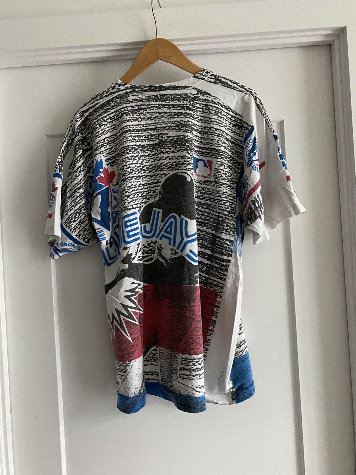 Vintage Toronto Blue Jays 90s All-over print Shirt Size US XL / EU 56 / 4 - 4 Thumbnail