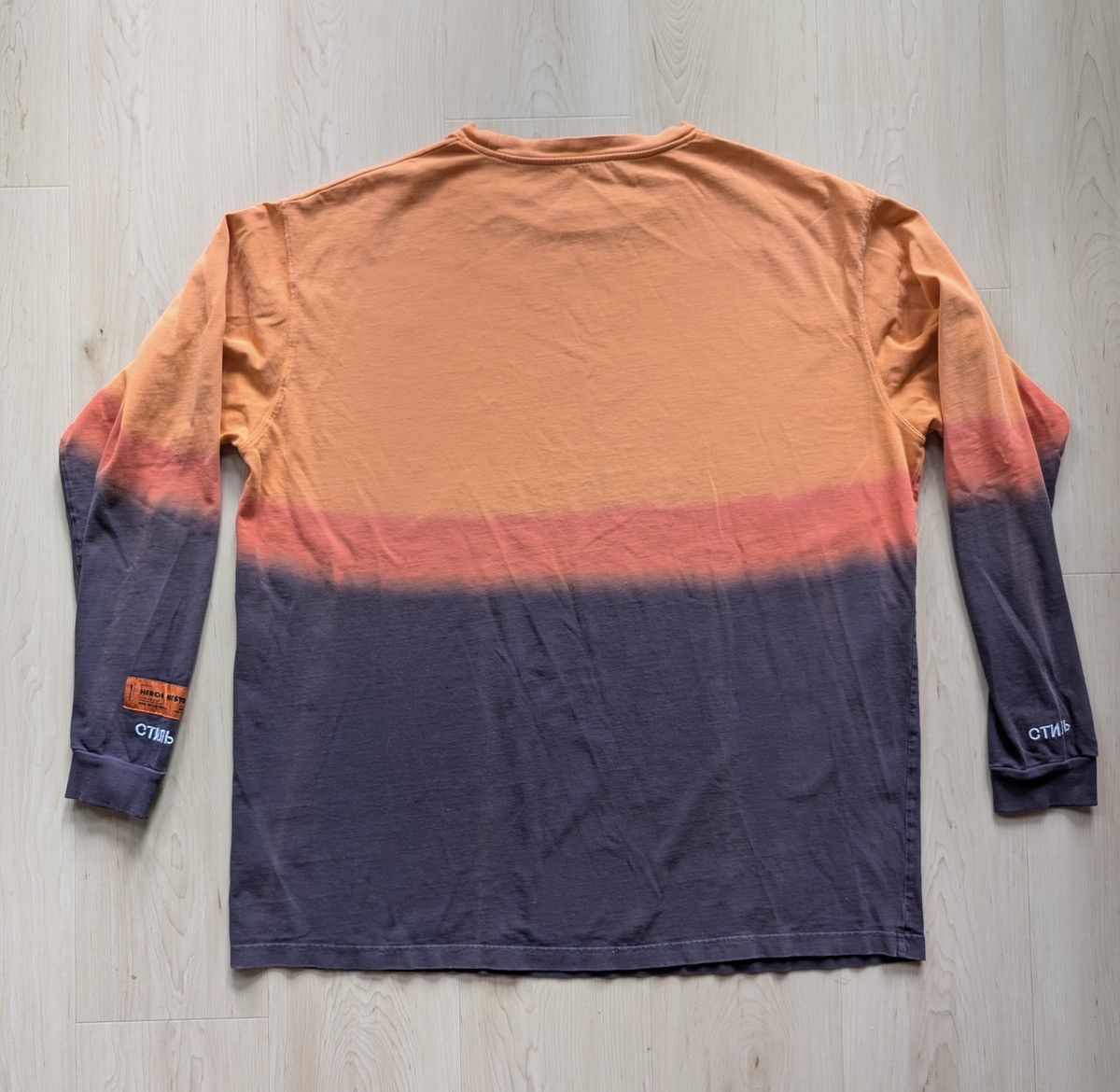 Heron Preston Heron Preston Long Sleeve CTNMB Jersone Tee Size US XL / EU 56 / 4 - 2 Thumbnail
