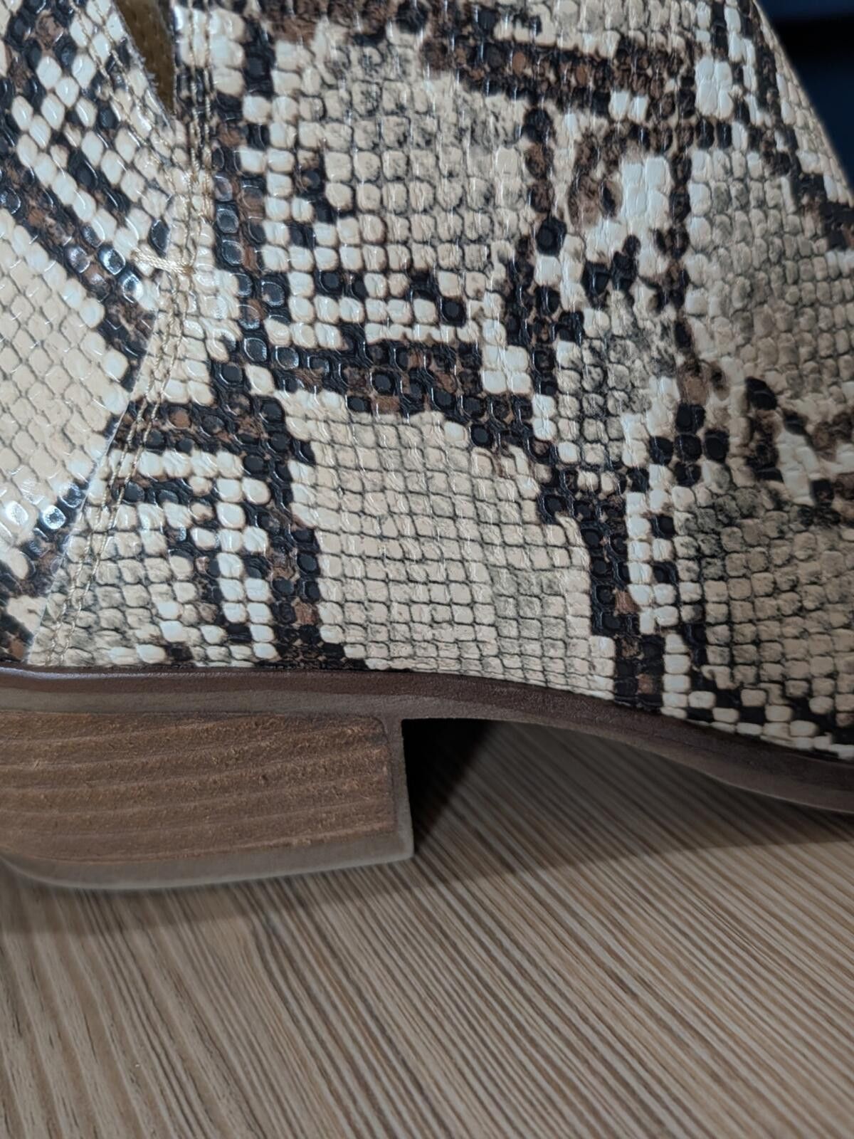 Other Michael Shannon Snake-Print Ankle Booties in Beige Size US 9 / IT 39 - 5 Thumbnail