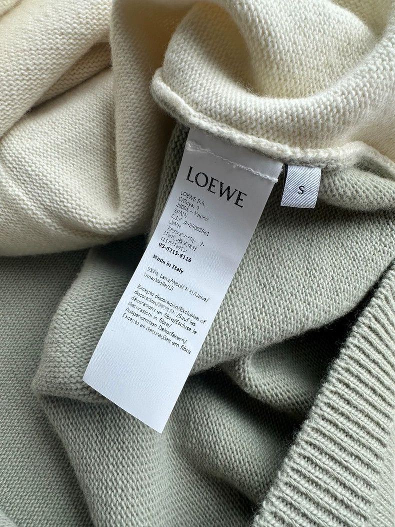 Loewe LOEWE Plaid wool polo shirt sweater Size S / US 4 / IT 40 - 6 Thumbnail