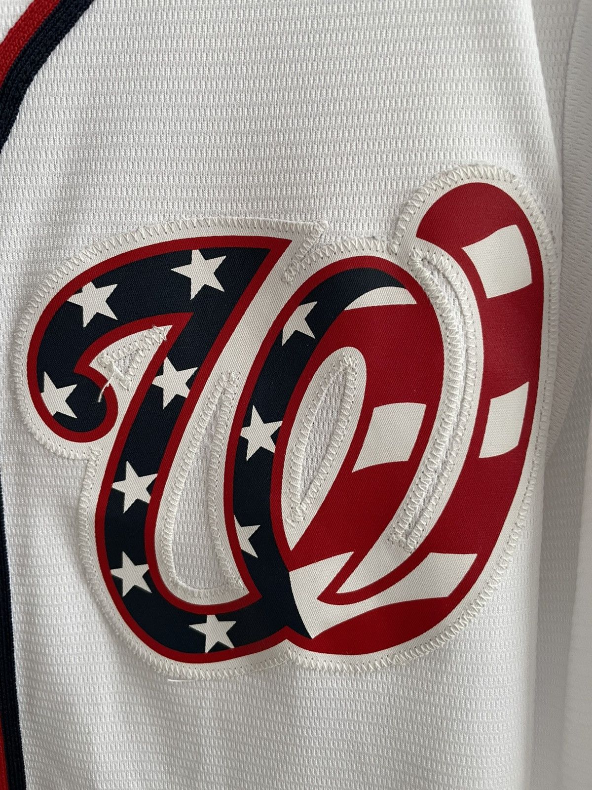 Majestic MLB Baseball Washington Nationals Cotton Shirt #37 Strasburg Size US L / EU 52-54 / 3 - 13 Thumbnail
