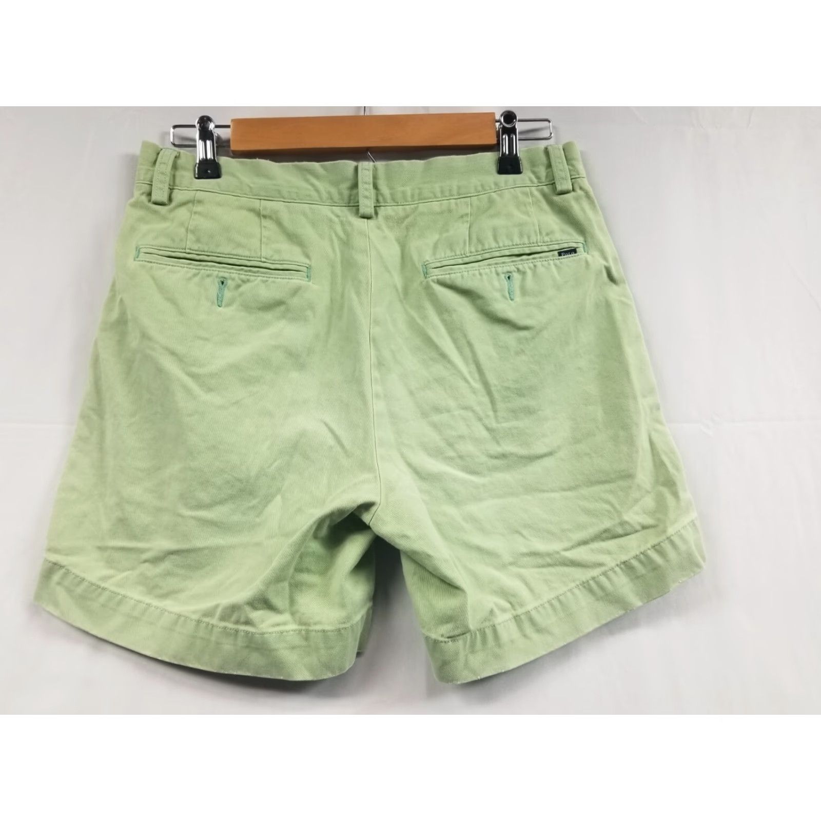 Ralph Lauren Ralph Lauren Polo Sport Cotton Green Chino Shorts Women Size 29 Size 29" - 2 Thumbnail