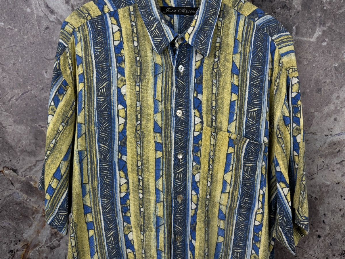 Vintage Jean Maseric Vintage Abstract Pattern Button Up Shirt Size US XXL / EU 58 / 5 - 3 Thumbnail