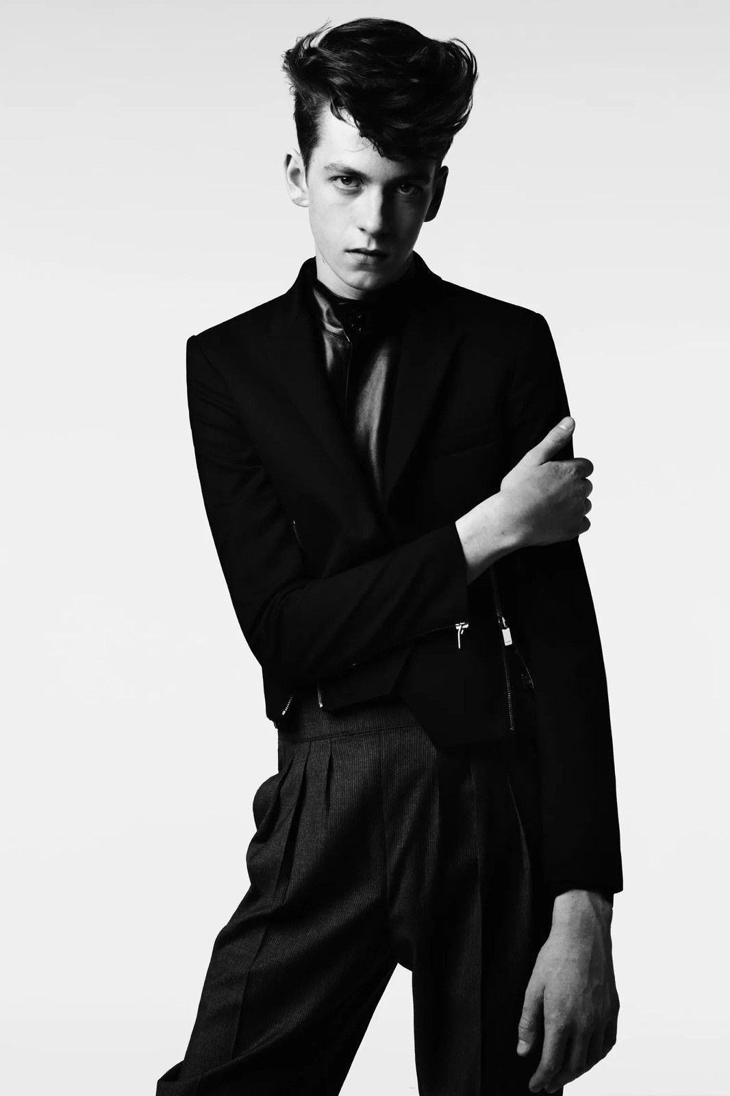 Saint Laurent Paris Saint Laurent Hedi Slimane SS13 Wool Spencer Cropped Jacket Size US M / EU 48-50 / 2 - 1 Thumbnail