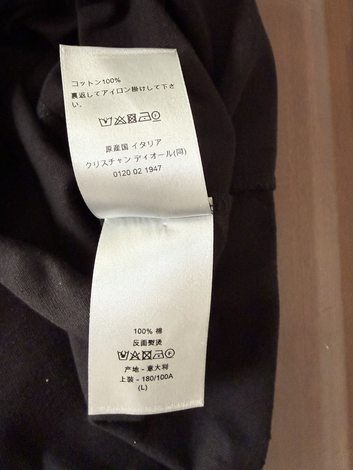 Dior Christian Dior 1947 Hand-Written T-shirt Size US L / EU 52-54 / 3 - 5 Thumbnail