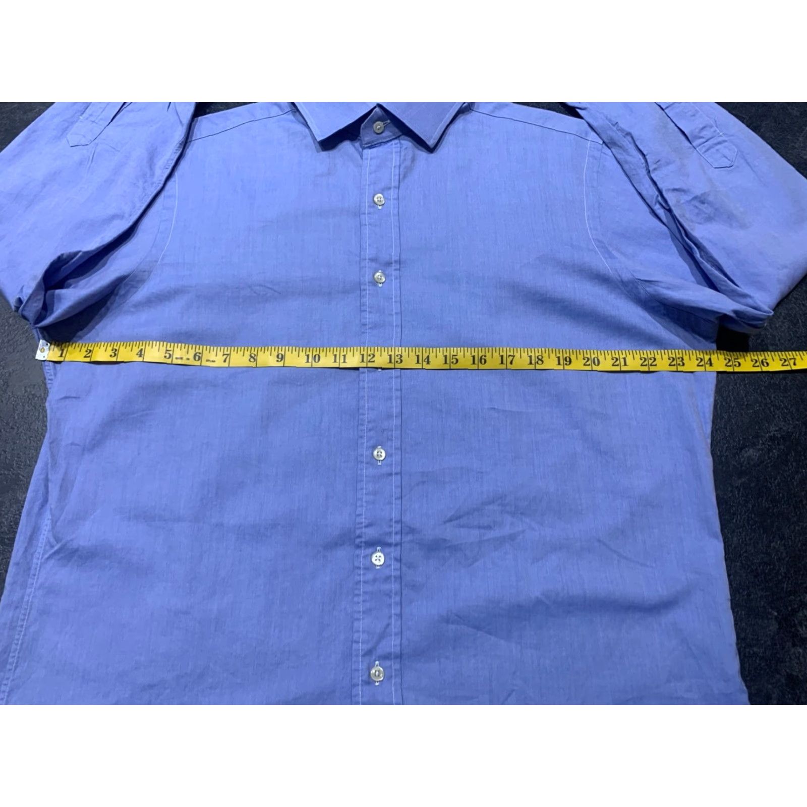 Polo Ralph Lauren VINTAGE Polo Ralph Lauren Dress Shirt Men Long Sleeve 16 Blue Regent Classic Fit Business Size US L / EU 52-54 / 3 - 6 Thumbnail