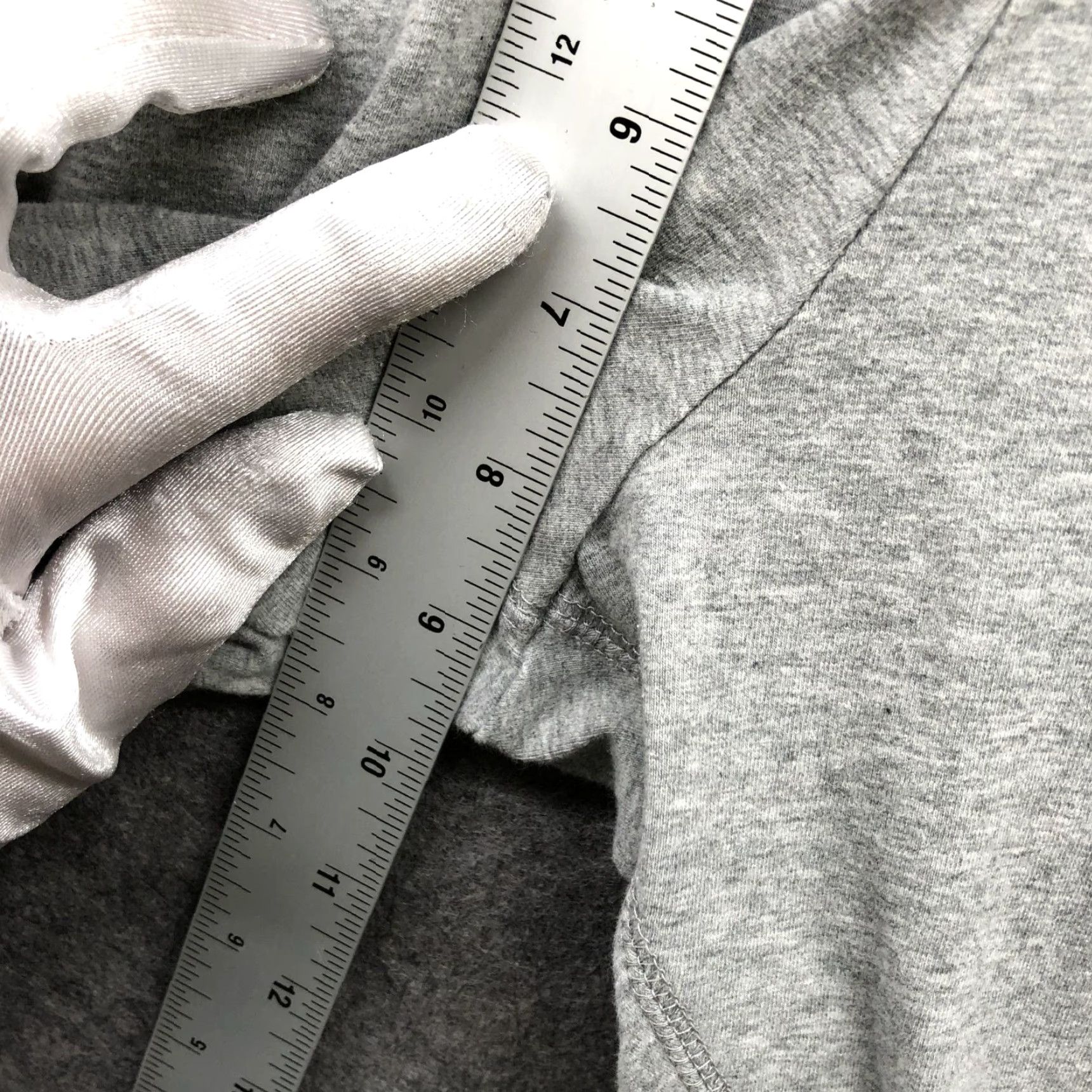 Nike Nike Club Logo Leggings Womens M Gray Swoosh Cotton Blend Yoga Gym Lounge Size 32" / US 10 / IT 46 - 6 Thumbnail