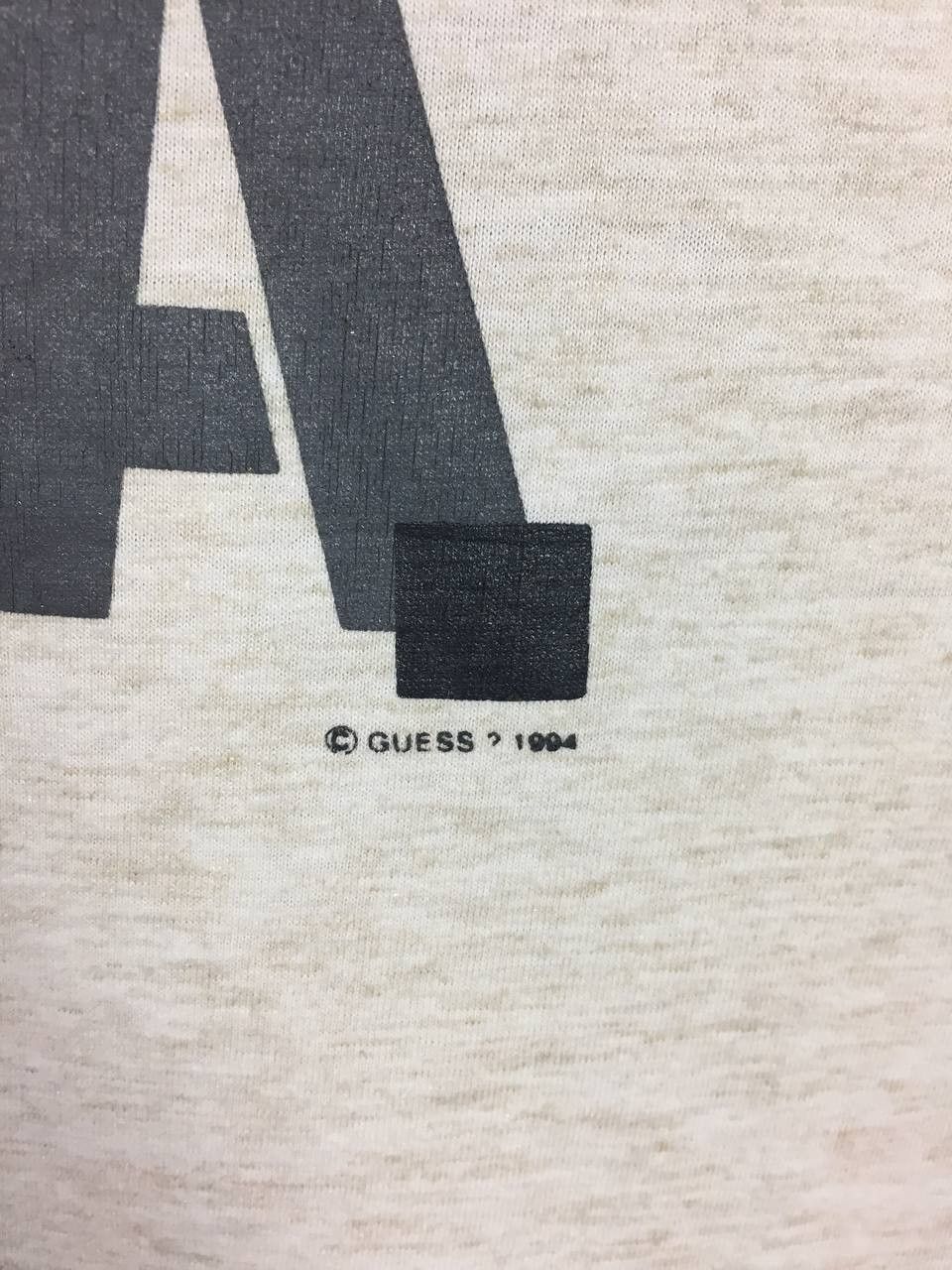 Guess Vtg 90s Guess U.S.A Big Logo Spell Out Tee Size US XL / EU 56 / 4 - 5 Thumbnail