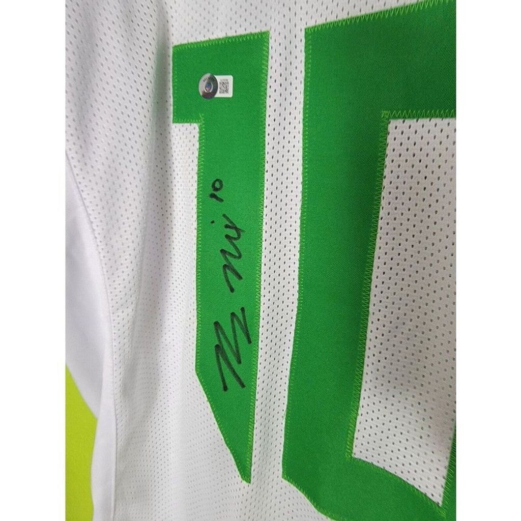 NCAA Bo Nix Autographed Football Jersey Authenticated White XL Size US XL / EU 56 / 4 - 5 Thumbnail