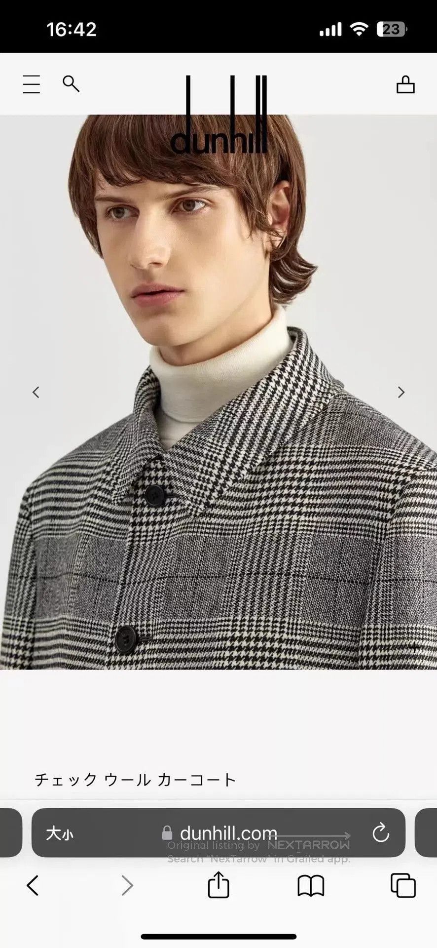 Alfred Dunhill Multi Plaid Check Light Jacket Size M. Size US M / EU 48-50 / 2 - 3 Thumbnail