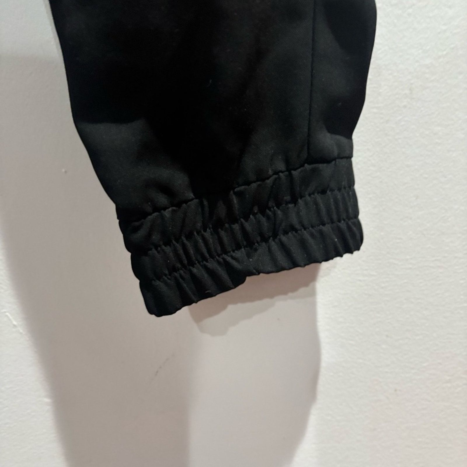 Warehouse WAREHOUSE Black Soft Drawstring Ruched Jogger Pants Sz 12 Size 34" / US 12 / IT 48 - 4 Thumbnail